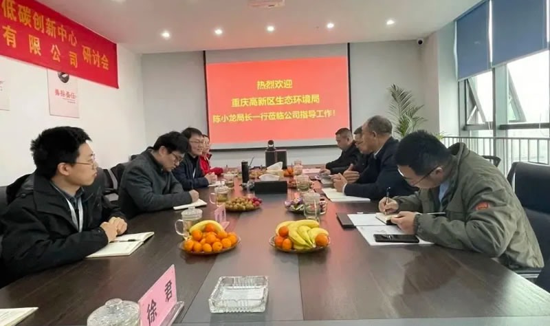 新闻快讯丨重庆高新区生态环境局陈小龙局长一行到访公司指导工作